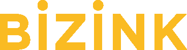 BizInk Logo Orange Text